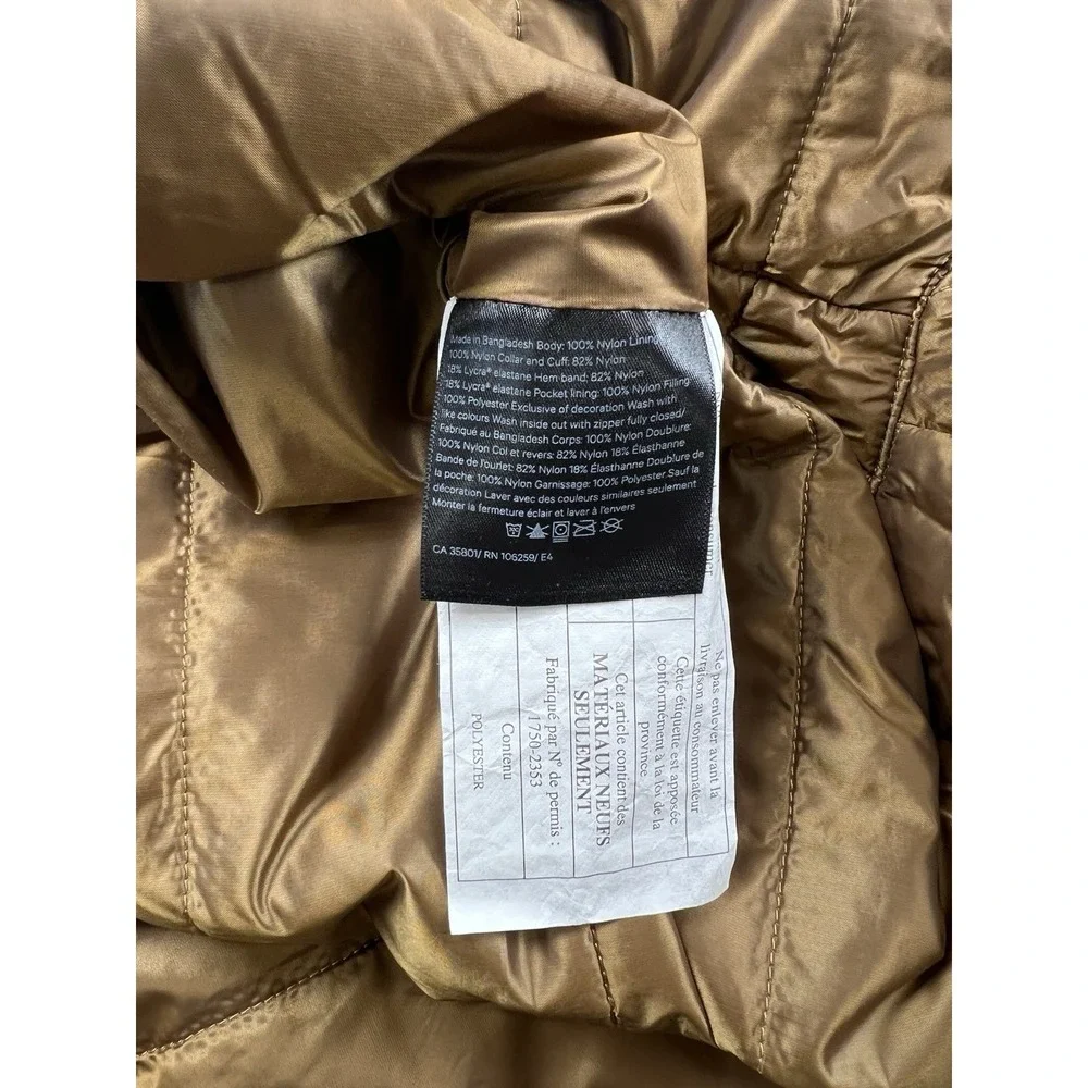 Lululemon Non Stop Bomber Jacket Womens 4 Frontier Full Zip Reversible Primaloft